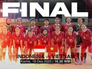 Timnas Futsal Putri Indonesia Usung Optimisme Lawan Vietnam di Final