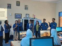 Mahasiswa Ilkom Universitas Semarang Gelar Pelatihan Canva di SMPN 1 Bawen