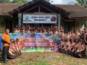 Pramuka SMP Negeri 1 Batealit Gelar Latihan Dasar Kepemimpinan dan Gerakan Menanam Pohon