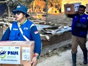 Relawan PNM Kembali Turun Langsung Salurkan Bantuan dan Kuatkan Korban Bencana