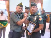 34 Prajurit TNI AD Pensiun, Dandim Blora Serahkan Piagam Penghargaan dan Cinderamata