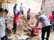 Bencana Tanah Longsor, Merusak Rumah Dapur Milik Warga