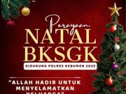 Natal Bersama BKSGK Kebumen Undang 46 Gereja di Gedung Setda