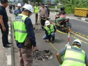 Jembatan Kali Ketek Ambles, Lalu Lintas di Karanganyar Tersendat