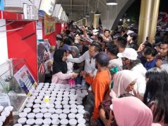 Warga Kebumen Antusias Serbu 20.000 Porsi Makanan Gratis