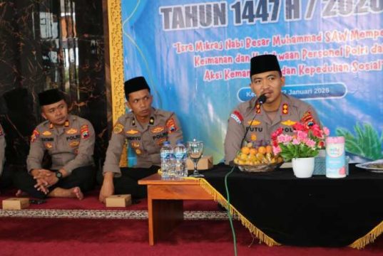 Peringatan Isra Mikraj Refleksi Bagi Anggota Polres Kebumen