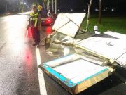 Melaju di Jalan Datar Lurus, Pecah Ban dan Terguling