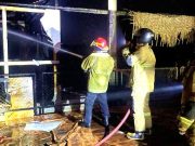 Dapur Angkringan Terbakar, Diduga Korsleting Listrik