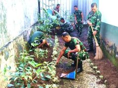 Tentara Bercocok Tanam Memanfaatkan Lahan Kosong