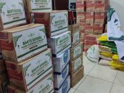 Puluhan RT Terdampak Banjir, PAR NU Wonosari Ngaliyan Salurkan Bantuan Sembako