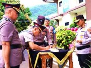 Upacara Sertijab Dua PJU dan Satu Kapolsek