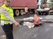 Genangan Banjir di Pantura Kudus Surut, Kondisi Jalan Jadi Rusak Parah