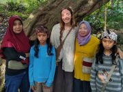 Dari Amerika Serikat ke Grobogan, Hannah Covington Kagum Tawu Sendang dan Taman Baca Desa