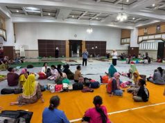 Aula DPRD Kudus Jadi Posko Pengungsian, Tempat Tidur Nyaman, Ber-AC, TV dan Full WiFi