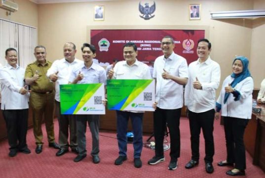 Atlet dan Pengurus KONI Jateng Diikutkan BPJS Ketenagakerjaan