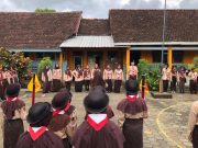 Lulus Uji SKU, 118 Peserta Didik SDN 1-2 Datar Dilantik menjadi Pramuka Penggalang Ramu