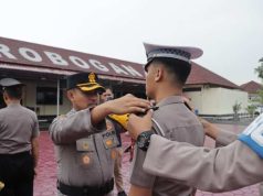 Dedikasi Berbuah Pangkat, 123 Personel Polres Grobogan Naik Setingkat Lebih Tinggi