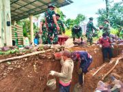 Antisipasi Longsor, Satgas TMMD Prioritaskan Pembangunan Talud Masjid