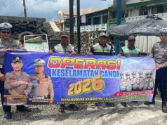 Edukasi Tertib Lalu Lintas, Operasi Keselamatan Candi 2026 Menyapa Pasar Kertek