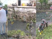 Koramil 02 Semarang Tengah Kembali Laksanakan ‘Resik-Resik Kali’ Bersama Warga