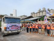 SIG Kirim 36.000 Bata Interlock untuk Bangun Hunian Tetap Korban Bencana di Padang