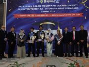 100 Mahasiswa Fakultas Teknik USM Ikuti Upacara Pelepasan Wisudawan Ke-75