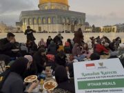 Baznas RI Salurkan Hidangan Berbuka bagi Warga Palestina di Masjid Al-Aqsa