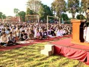 Ribuan Jamaah Sholat Ied di Alun-alun Satya Negara
