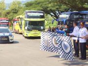 Arus Balik Gratis, Dilepas Keberangkatannya dengan Kibasan Bendera Start