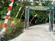 Gapura Berdiri, Simbol Pengingat Kerja Keras dan Pengabdian Satgas TMMD Kebumen di Somagede