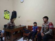 Patroli Polres Kebumen Temukan Bocah Tersesat di Jalan