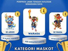 Juara Lomba Maskot Porprov XVII/2026 Ari Krispriyanto Raih Rp 10 Juta