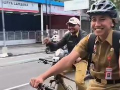 Gowes ke Kantor, Sekda Grobogan Anang Armunanto, Ajak ASN Hemat Energi dengan Naik Sepeda