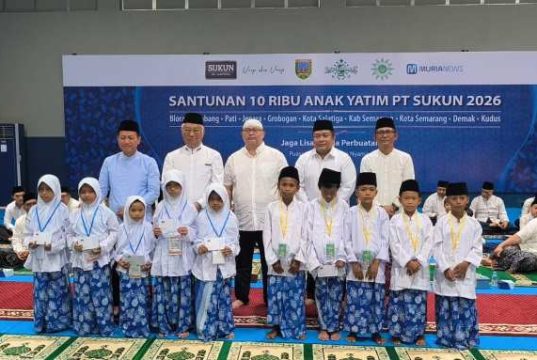PT Sukun Rampungkan Santunan 10.000 Anak Yatim di 10 Kota, Kudus Jadi Puncak Acara