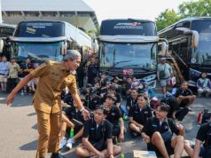 Lepas Mudik Gratis, Sekda Jateng Apresiasi Indofood dan Perusahaan Swasta Fasilitasi Mudik Warmindo