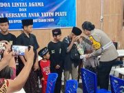 Satlantas Grobogan Santuni Anak Yatim dan Gelar Doa Lintas Iman di Awal Operasi Ketupat Candi 2026