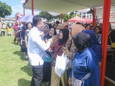 Tawarkan Harga Terjangkau, Warga Antusias Belanja di Pasar Murah dan Bazar UMKM Kota Magelang