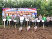 Polres Purworejo Tanam Jagung Serentak Dukung Program Ketahanan Pangan