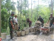 Kasdim 0709/Kebumen Tinjau Sasaran Fisik TMMD Ke-127 di Desa Somagede
