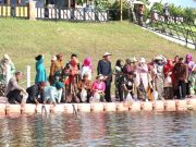 Hari Kartini dan HKG, PKK Blora Tebar Benih Ikan dan Tanam Pohon di Bendungan Randugunting