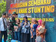 Ratusan Paket Sembako Dibagikan dalam Pembukaan TMMD Reg Ke-128 Wilayah Kodim 0725/Sragen