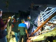 Keruntuhan Rumah, Seorang Meninggal dan Empat Luka