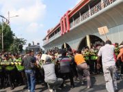 Polres Kebumen Simulasi Penanganan Demo Anarkis