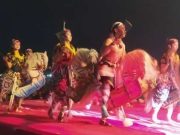 Pentas Ebeg Milad Forum EKA di Alun-alun Kebumen Meriah