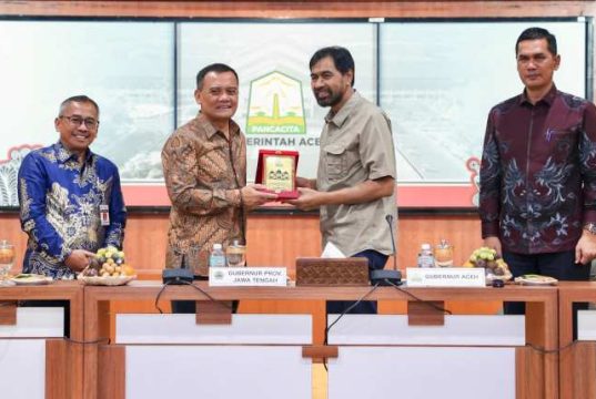 Jateng dan Aceh Berkolaborasi, Ahmad Luthfi-Muzakir Manaf Teken Kerja Sama Rp 1,06 Triliun