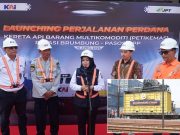 KAI Resmikan Perjalanan Perdana KA Brumbung Cargo Relasi Pasoso–Brumbung