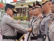 Sertijab 6 Kapolsek dan Kabaglog, Kapolres Grobogan AKBP Ike Yulianto Tekankan Profesionalisme