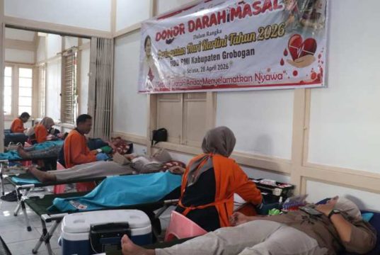 PMI Grobogan Rayakan Hari Kartini dengan Donor Darah Berhadiah, Antusiasme Tinggi