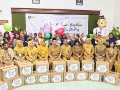 Dinkes Kota Tegal Bagikan Bingkisan untuk 24 Balita Stunting