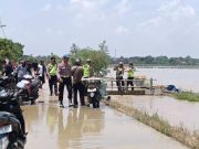 Tanggul Sungai Tuntang Jebol di Tiga Titik, Polres Demak Siaga Penuh